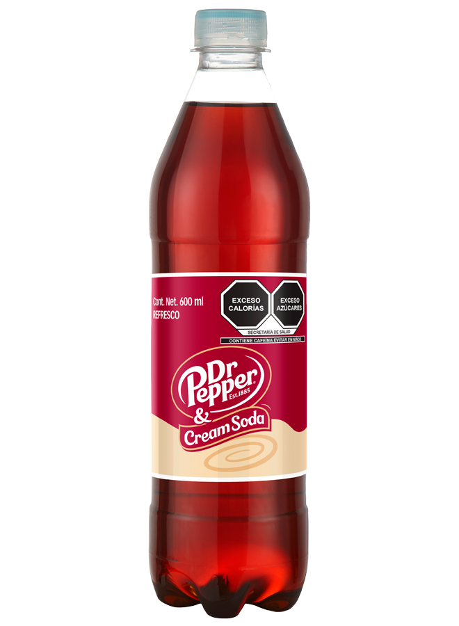 Dr Pepper Cream Soda 600 ml PEÑAFIEL